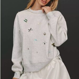Anthropologie Maeve Icon Sweatshirt